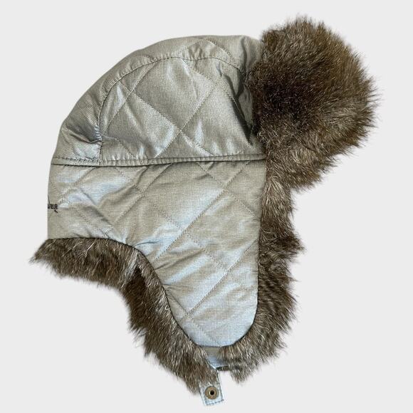 Eddie Bauer Silver Trapper Hat Warm Adult Small Medium - Picture 1 of 9